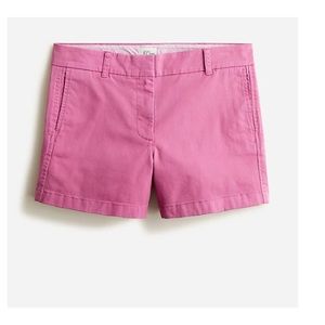 J.Crew 4” stretch chino short in vintage raspberry